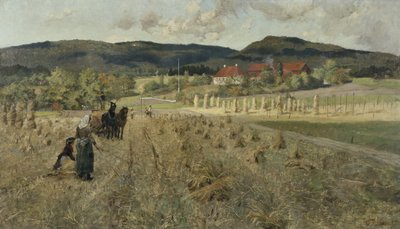 Giorno di settembre a Vestre Aker da Fritz Thaulow