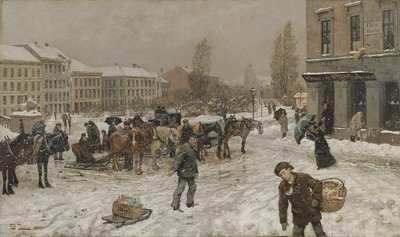 Stortingsplass da Fritz Thaulow