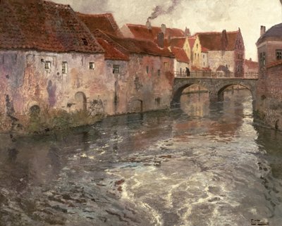 Il ponte di Anversa (o Oudenard), 1902 da Frits Thaulow