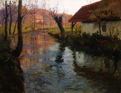 Il ruscello del mulino da Frits Thaulow