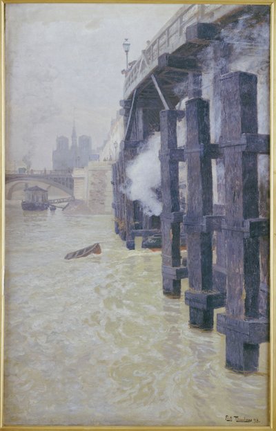 La Senna a dicembre, 1893 da Frits Thaulow