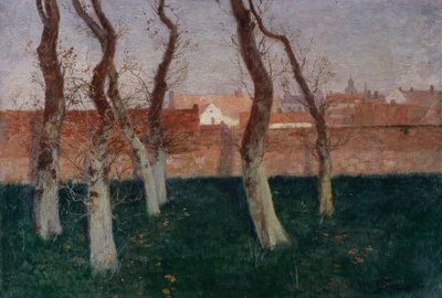 Il giardino murato, 1893 da Frits Thaulow