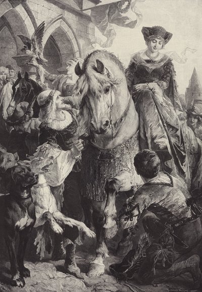 Cavalcata per la caccia da Fritz Wagner