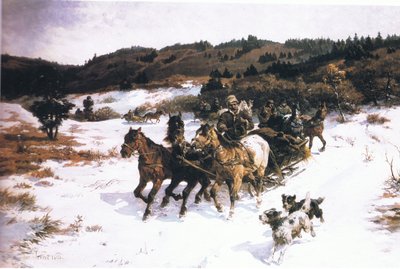 Verso casa, da fonte sconosciuta di rivista o libro da Fritz van der Venne