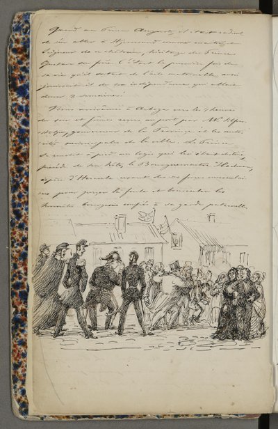 Illustrazione tratta da un archivio privato nella Biblioteca Nazionale con il titolo Viaggio in Norvegia 1856 di Fritz von Dardel da Fritz von Dardel