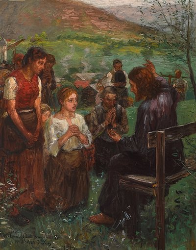 Discorso della montagna da Fritz von Uhde