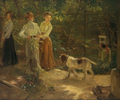 Il sentiero del giardino da Fritz von Uhde