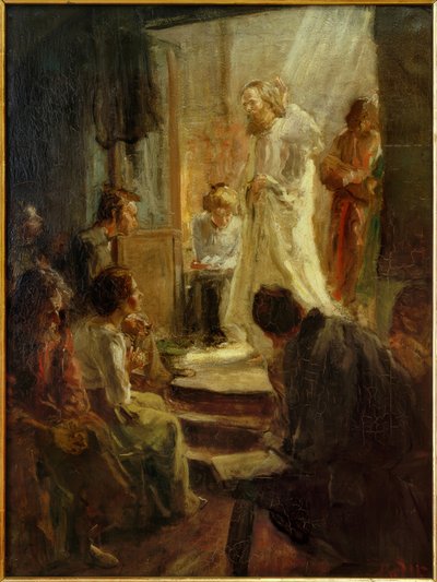 Il sermone di Cristo da Fritz von Uhde