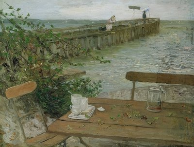 Pontile sul lago di Starnberg. Circa 1896 da Fritz von Uhde