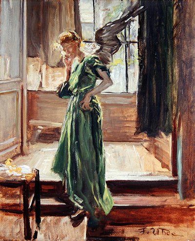 Modello in Riposo da Fritz von Uhde