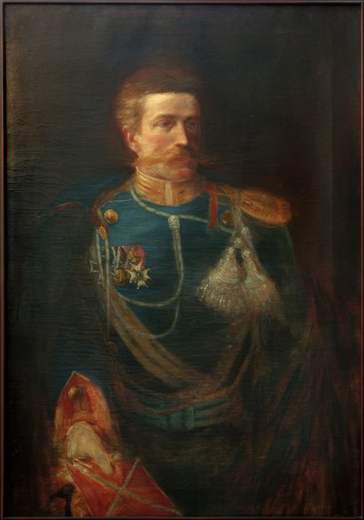 Autoritratto in uniforme da Fritz von Uhde