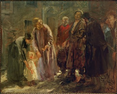 E Gesù chiamò a sé un bambino... da Fritz von Uhde