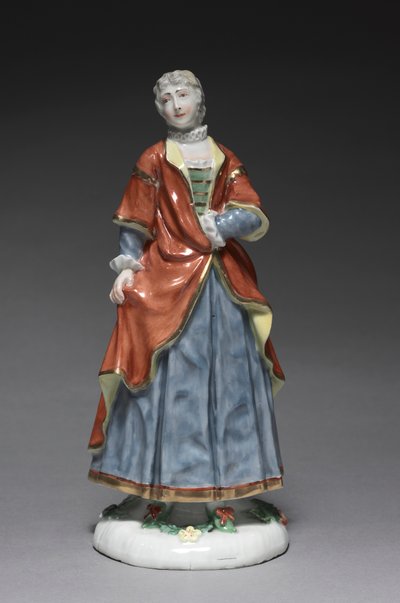 Figura della Commedia Italiana: Isabella, c. 1753 da Fürstenberg Porcelain Factory