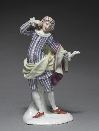 Figura della commedia italiana: Mezetin da Fürstenberg Porcelain Factory