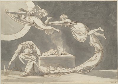 Scena di congiura con una strega all
