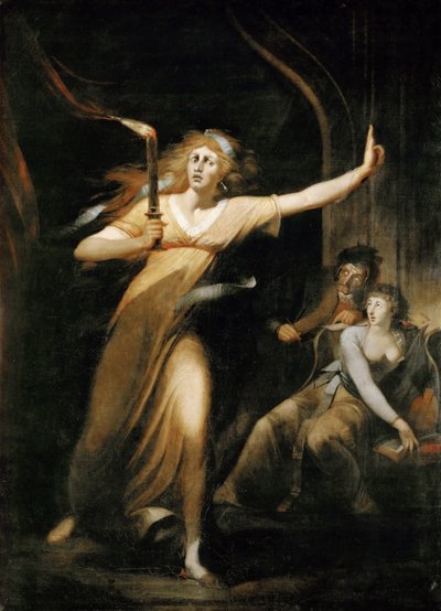 Lady Macbeth che cammina nel sonno da Füssli