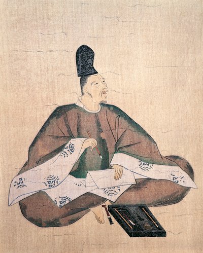 Ritratto del poeta Yamabe no Akahito da Fujiwara  Nobuzane