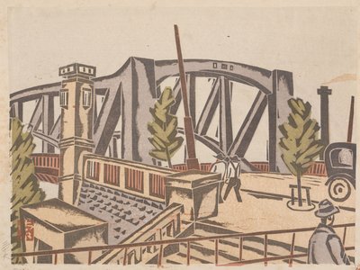 Ponte Senju-Ohashi da Fukazawa Sakuichi