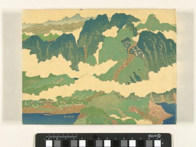 La parte del fiume blu da Fukuda Bisen