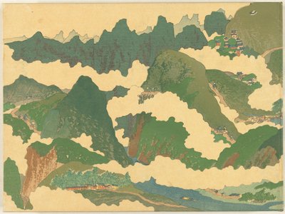 Il fiume giallo da Fukuda Bisen