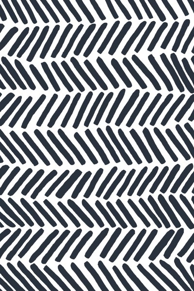 Motivo a zigzag disegnato a mano da Fun Qui