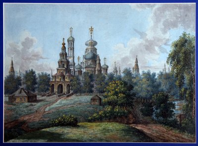Il monastero della Nuova Gerusalemme da Fyodor Alexeyev