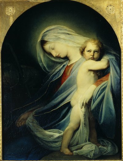 Riposo durante la fuga in Egitto, 1838 da Fyodor Antonovich Bruni
