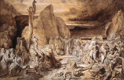 Studio del Serpente di Bronzo, 1839 da Fyodor Antonovich Bruni
