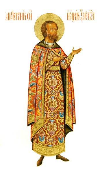 Gran Principe Andrei Ioannovich Bogolyubsky, c.1825-50 da Fyodor Solntsev