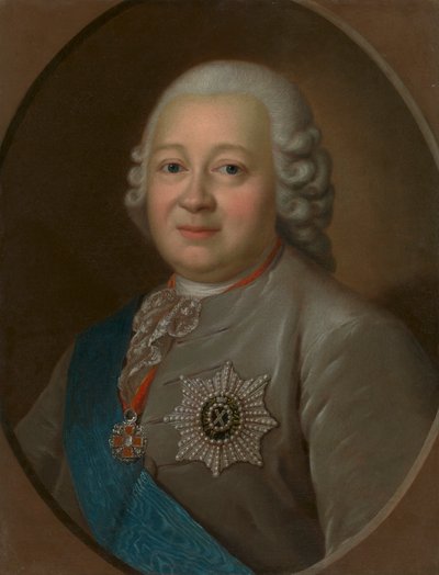 Ritratto del Conte Generale Nikita Ivanovich Panin 1718-1783, 1770s da Fyodor Stepanovich Rokotov