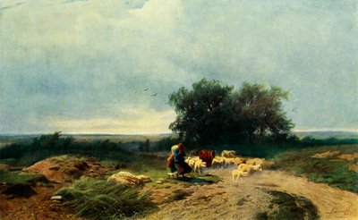 Il ritorno al gregge, 1868, 1965 da Fyodor Vasil