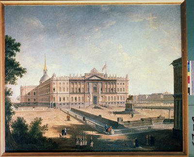 Veduta del Palazzo Michele e della piazza del Connestabile a San Pietroburgo da Fyodor Yakovlevich Alexeev