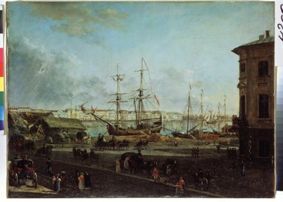 Vista del molo inglese dall