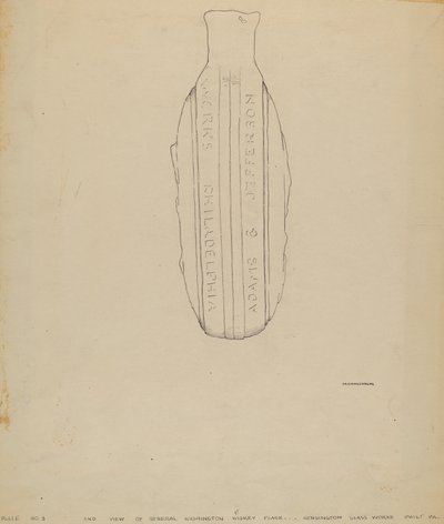 Fiaschetta di Gen. Washington da G.A. Spangenberg