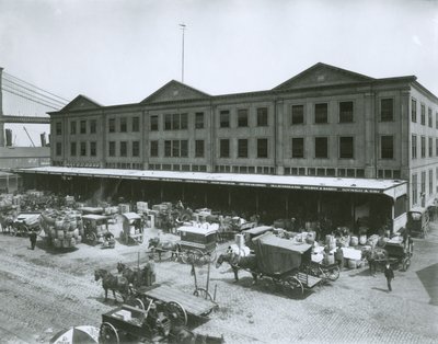 Mercato del pesce di Fulton, New York City da G.P. Hall und Sohn
