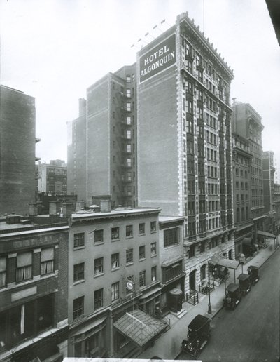 Hotel Algonquin, West 44th Street, New York City da G.P. Hall und Sohn