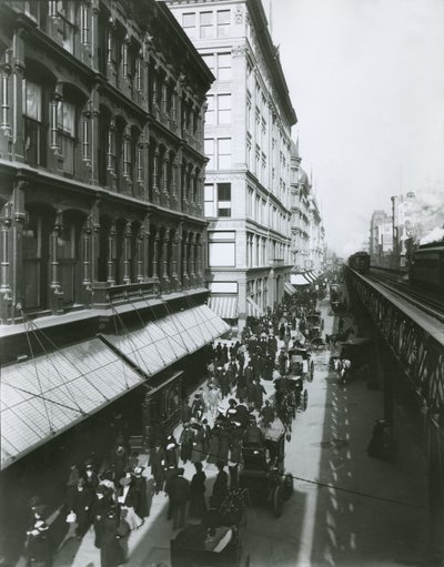Sesta Avenue tra la 23a e la 18a strada, New York City da G.P. Hall und Sohn