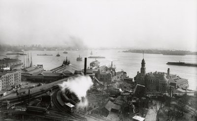 Terminal South Ferry, 1905 da G.P. Hall und Sohn