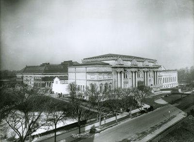 Il Metropolitan Museum of Art dal sud-est, New York City, 1909 da G.P. Hall und Sohn