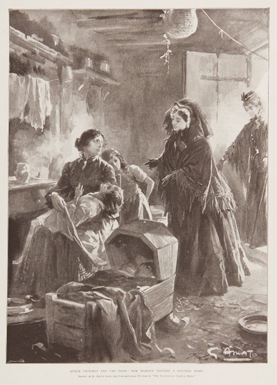 Regina Vittoria e i poveri da G.S. (after) Amato