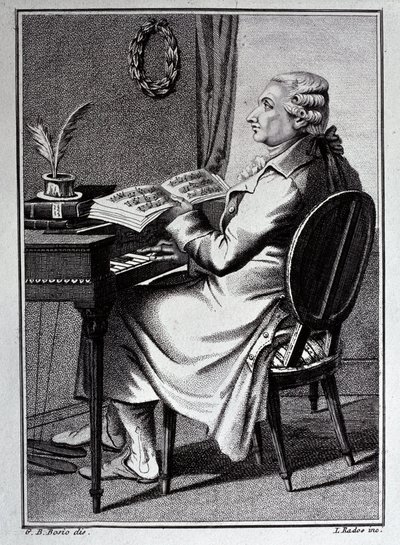 Ritratto di Antonio Sacchini da G. B. Bosio
