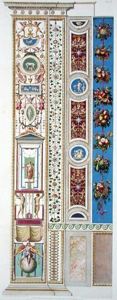 Pannello dalla Loggia di Raffaello in Vaticano, da 