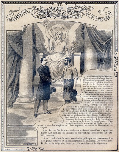 1789: Dichiarazione dei diritti dell