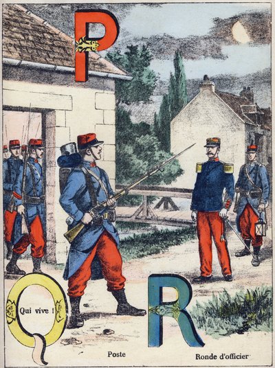 Lettere P Q e R: Posta, Qui vive! e Giro dell