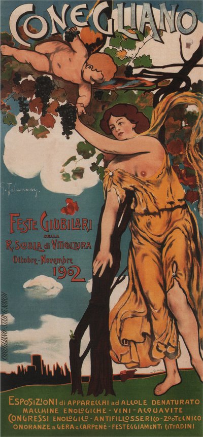 Conegliano - Feste Giubilari della R. Scuola di Viticoltura, 1902 da G. Del Colle and G. Talamini