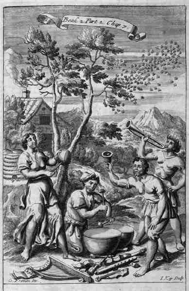 Scena musicale, illustrazione dal Libro 2 Parte 2 Capitolo 7 di 