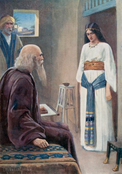 "Ecco, ti sei preso cura di noi con tutta questa cura", 2 Re IV 13 da G. Grenville Manton