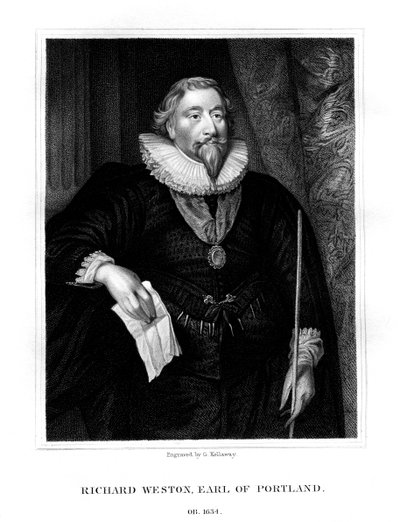 Richard Weston, 1° conte di Portland, 1825 da G. Kellaway