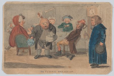 La colazione volante, o contenuto di una carrozza notturna, 9 marzo 1792 da G L S
