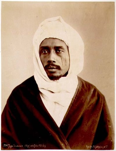 Ritratto di un Capo Sudanese della Tribù Galieh da G. Lekegian